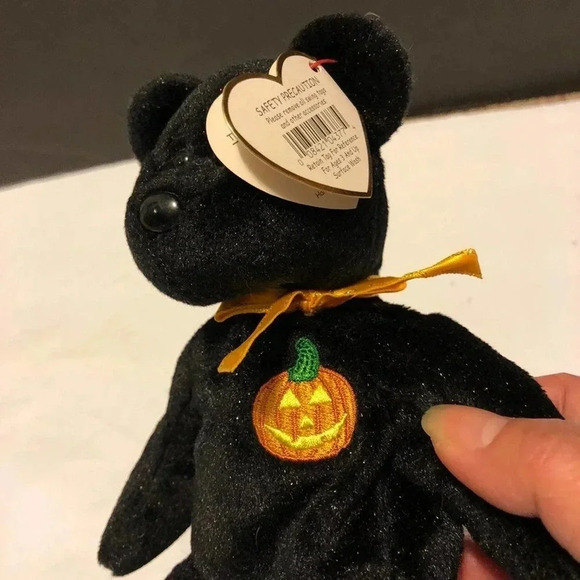 Vintage Ty Beanie Babies Hunt the Halloween Bear 2001 - Picture 5 of 6